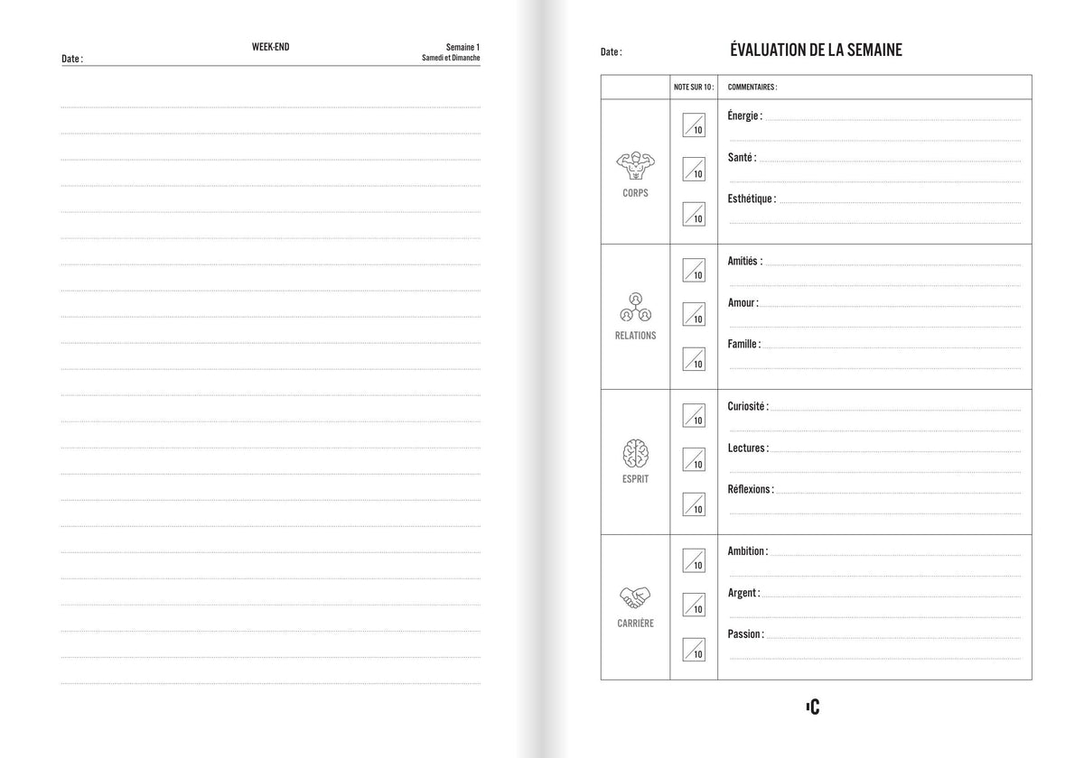Page du carnet